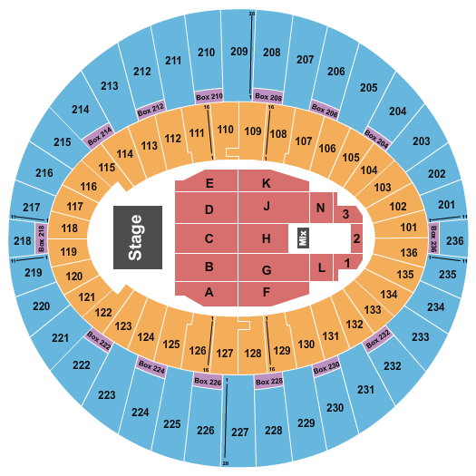 The Kia Forum ALTer EGO Seating Chart